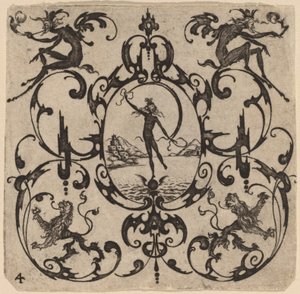 Ornament mit Groteske