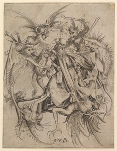 Heiliger Antonius von Dämonen gequält