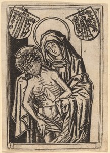 Die Jungfrau stützt den Körper Christi von Master F