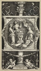 Exlibris von Willibald Pirckheimer von Master I.B.