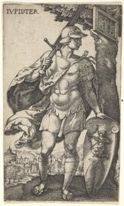 Jupiter, aus Die Götter, die über die Planeten herrschen, 1528 von Master I.B.