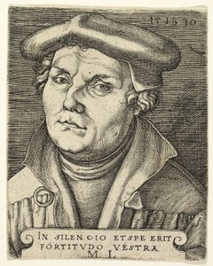 Porträt von Martin Luther von Master I.B.