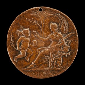 Allegorische Szene [Rückseite], 16. Jahrhundert von Master I.S.A.