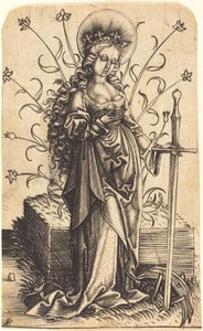 Heilige Katharina von Master PW of Cologne