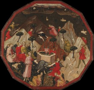Ametos Entdeckung der Nymphen, ca. 1410 von Master of 1416