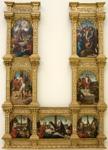 Altarbild der Passion Christi von Master of Astorga