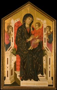 Maestà, zweite Hälfte des 13. Jahrhunderts von Master of Badia a Isola