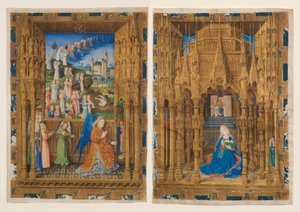 Die Verkündigung aus den Stunden von Karl von Frankreich, 1465 von Master of Charles of France