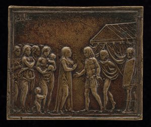 Coriolanus und die Frauen von Rom von Master of Coriolanus