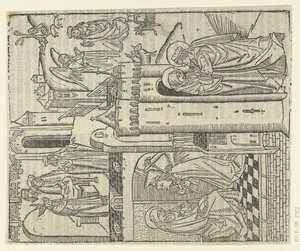 Die Geschichte von Anna und Joachim von Master of Delft (attributed to)