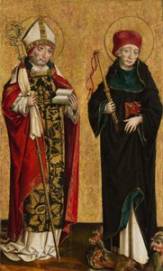 Heiliger Adalbert und Heiliger Prokopius von Master of Eggenburg