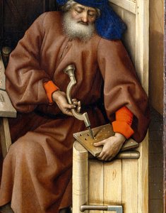 Verkündigungstriptychon (Merode-Altar), ca. 1427-32 von Master of Flémalle