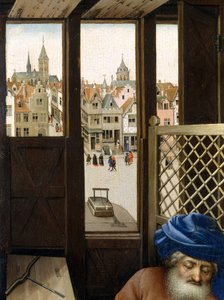 Verkündigungstriptychon (Merode-Altar), ca. 1427-32 von Master of Flémalle