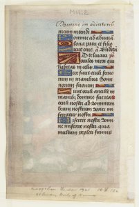 Verkündigung an die Hirten, aus einem Stundenbuch, ca. 1485