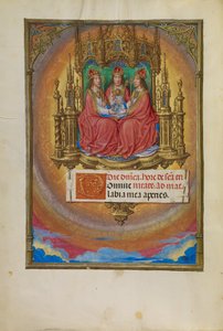 Die Heilige Dreifaltigkeit auf dem Thron von Master of James IV of Scotland