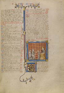 Samuel vor Eli dem Priester von Master of Jean de Mandeville