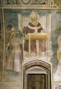 St. Ambrosius (Fresko)