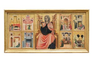 Heilige Cäcilia und Geschichten aus ihrem Leben von Master of Saint Cecilia