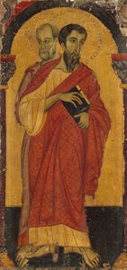Heilige Bartholomäus und Simon, 1266-75 von Master of Saint Francis of Assisi