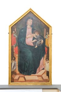 Madonna und Kind mit Heiligen, ca. 1300 von Master of San Gaggio