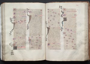 Das Gotha-Missale: Fol. 105v, Text, ca. 1375