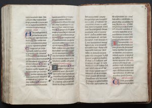 Das Gotha Missale: Fol. 162r, Text, ca. 1375 von Master of the Boqueteaux