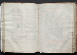 Das Gotha Missale: Fol. 62v, Text, ca. 1375 von Master of the Boqueteaux