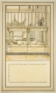 Grab von Bischof Paul Bush, in der Kathedrale von Bristol, um 1799 von Master of the Bristol Church Monuments