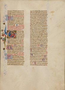 Initiale O: Heiliger Laurentius von Master of the Brussels Initials