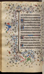 Stunden von Karl dem Edlen, König von Navarra (1361-1425): fol. 113v, Text von Master of the Brussels Initials and Associates