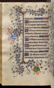 Stundenbuch von Karl dem Edlen, König von Navarra (1361-1425): fol. 117v, Text von Master of the Brussels Initials and Associates