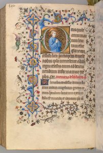 Stundenbuch von Karl dem Edlen, König von Navarra (1361-1425): fol. 291v, Text von Master of the Brussels Initials and Associates