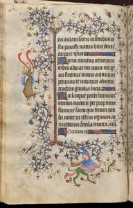 Stundenbuch von Karl dem Edlen, König von Navarra (1361-1425): fol. 31v, Text von Master of the Brussels Initials and Associates