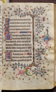 Stundenbuch von Karl dem Edlen, König von Navarra (1361-1425): fol. 73r, Text von Master of the Brussels Initials and Associates