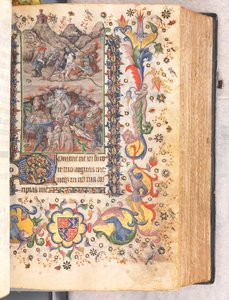 Stundenbuch von Charles dem Edlen, König von Navarra 1361-1425: fol. 106r, Jüngstes Gericht, ca. 1405