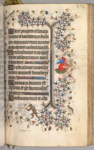 Stundenbuch von Karl dem Edlen, König von Navarra 1361-1425: fol. 183r, Text, ca. 1405