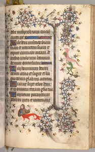 Stundenbuch von Karl dem Edlen, König von Navarra 1361-1425: fol. 193r, Text, um 1405