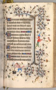 Stundenbuch von Karl dem Edlen, König von Navarra 1361-1425: fol. 198r, Text, um 1405