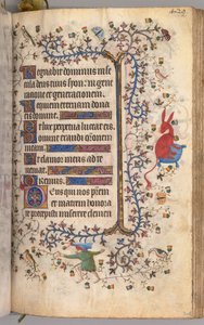 Stundenbuch von Karl dem Edlen, König von Navarra 1361-1425: fol. 209r, Text, um 1405