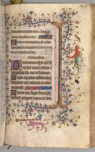 Stundenbuch von Karl dem Edlen, König von Navarra 1361-1425: fol. 219r, Text, um 1405