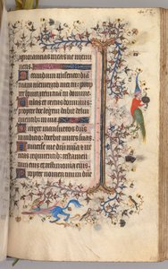 Stundenbuch von Karl dem Edlen, König von Navarra 1361-1425: fol. 221r, Text, um 1405