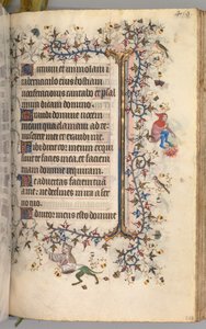 Stundenbuch von Karl dem Edlen, König von Navarra 1361-1425: fol. 224r, Text, um 1405