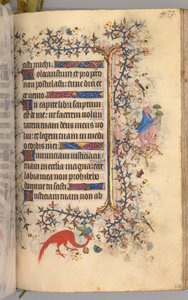 Stundenbuch von Karl dem Edlen, König von Navarra 1361-1425: fol. 231r, Text, ca. 1405 von Master of the Brussels Initials and Associates