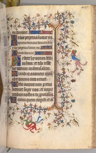 Stundenbuch von Karl dem Edlen, König von Navarra 1361-1425: fol. 242r, Text, ca. 1405 von Master of the Brussels Initials and Associates