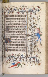 Stundenbuch von Karl dem Edlen, König von Navarra 1361-1425: fol. 245r, Text, um 1405 von Master of the Brussels Initials and Associates
