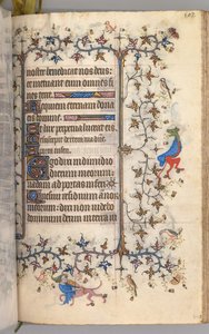 Stundenbuch von Karl dem Edlen, König von Navarra 1361-1425: fol. 246r, Text, ca. 1405 von Master of the Brussels Initials and Associates