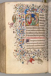 Stundenbuch von Karl dem Edlen, König von Navarra 1361-1425, fol. 280v, SS. Job und Eustace, ca. 1405