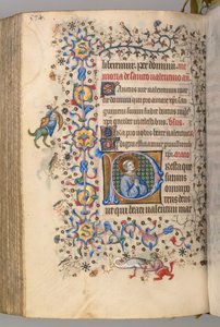 Stundenbuch von Karl dem Edlen, König von Navarra 1361-1425, fol. 281v, St. Valentin, um 1405 von Master of the Brussels Initials and Associates
