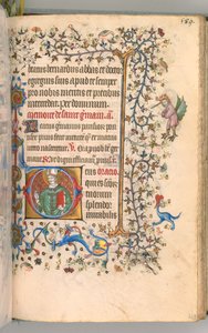 Stundenbuch von Karl dem Edlen, König von Navarra 1361-1425, fol. 289r, St. Germain, ca. 1405 von Master of the Brussels Initials and Associates
