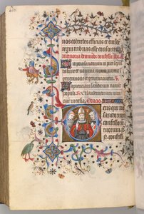 Stundenbuch von Karl dem Edlen, König von Navarra 1361-1425, fol. 294v, Die Beichtväter, ca. 1405